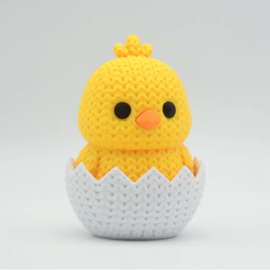Knitted Hatching Chick