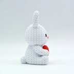 Knitted Bunny with Heart