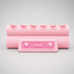 Plouise with customizable name plate on a gray background