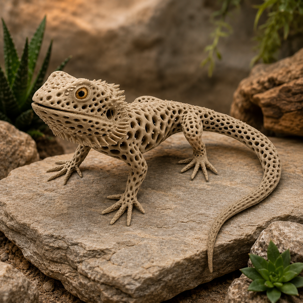 Bearded Dragon Figure