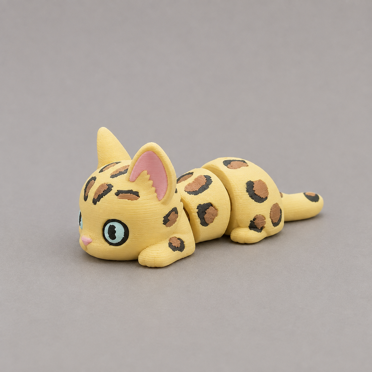 Teeny Bengal Cat 3D printed figure