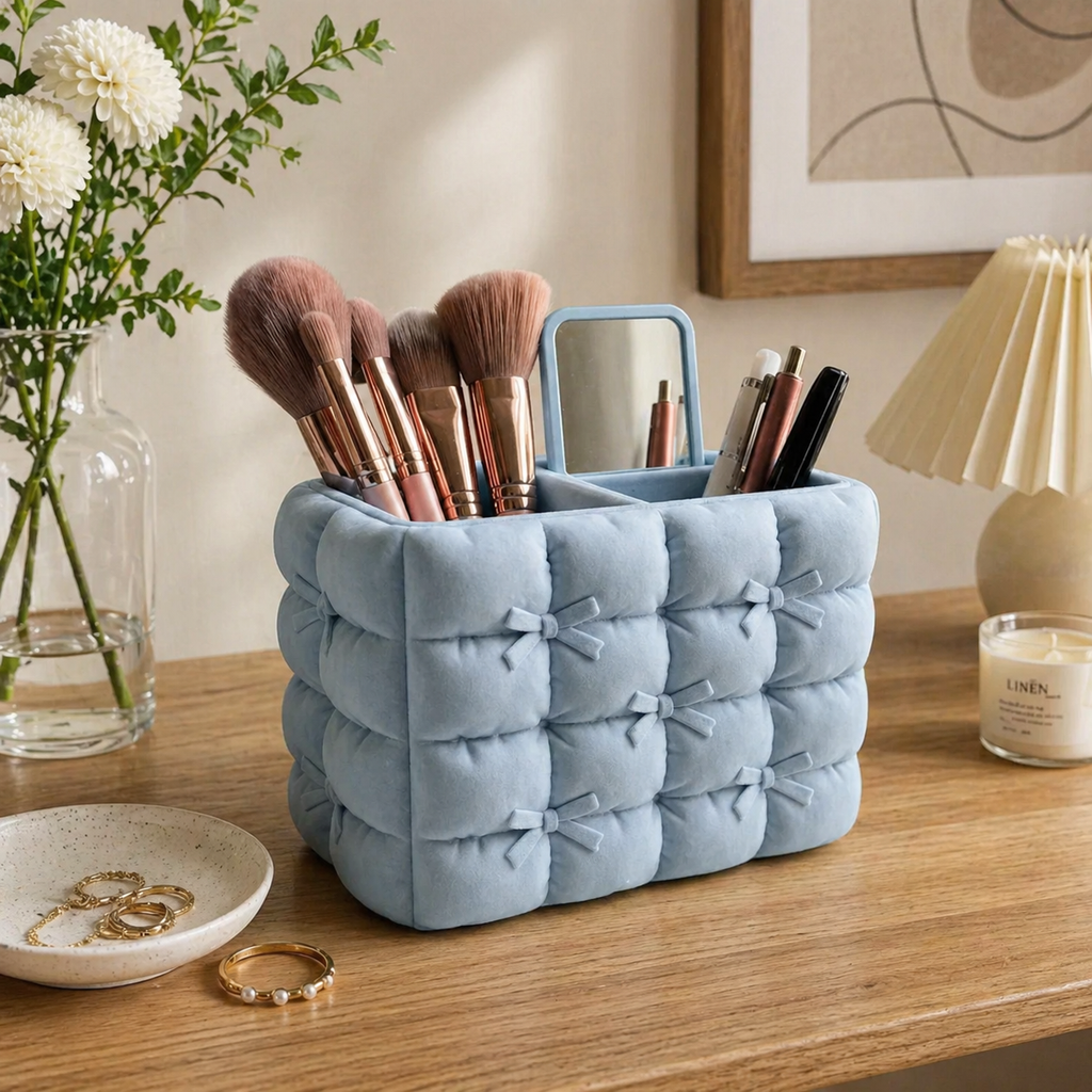 Quilted Makeup & Vanity Organiser