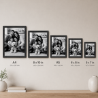 Personalised Black & White Photo Print