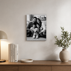 Personalised Black & White Photo Print