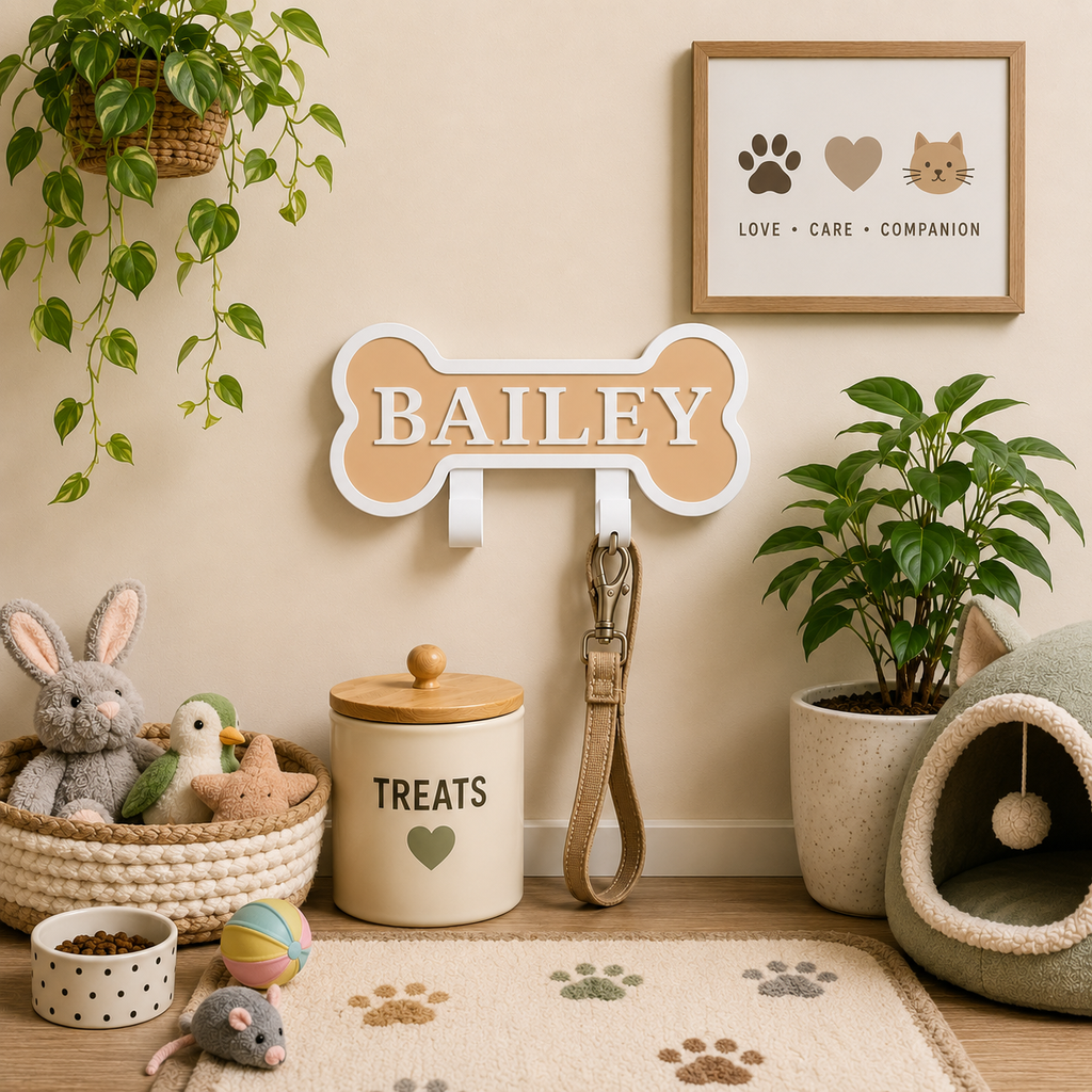 Customisable Dog Lead Hanger
