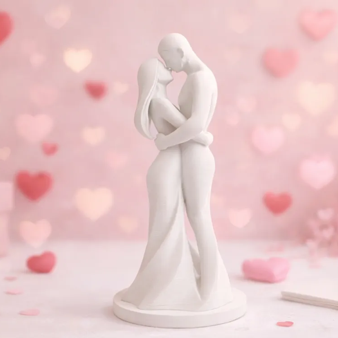 Embracing Couple Figurine