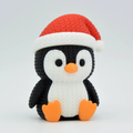 Knitted Christmas Penguin