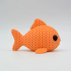 Knitted Goldfish side