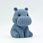 Knitted Hippo