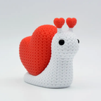 Knitted Love Snail