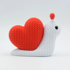 Knitted Love Snail