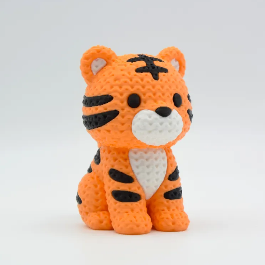 Knitted Tiger
