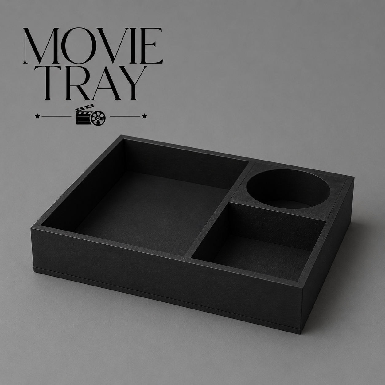 Movie Snack Tray empty