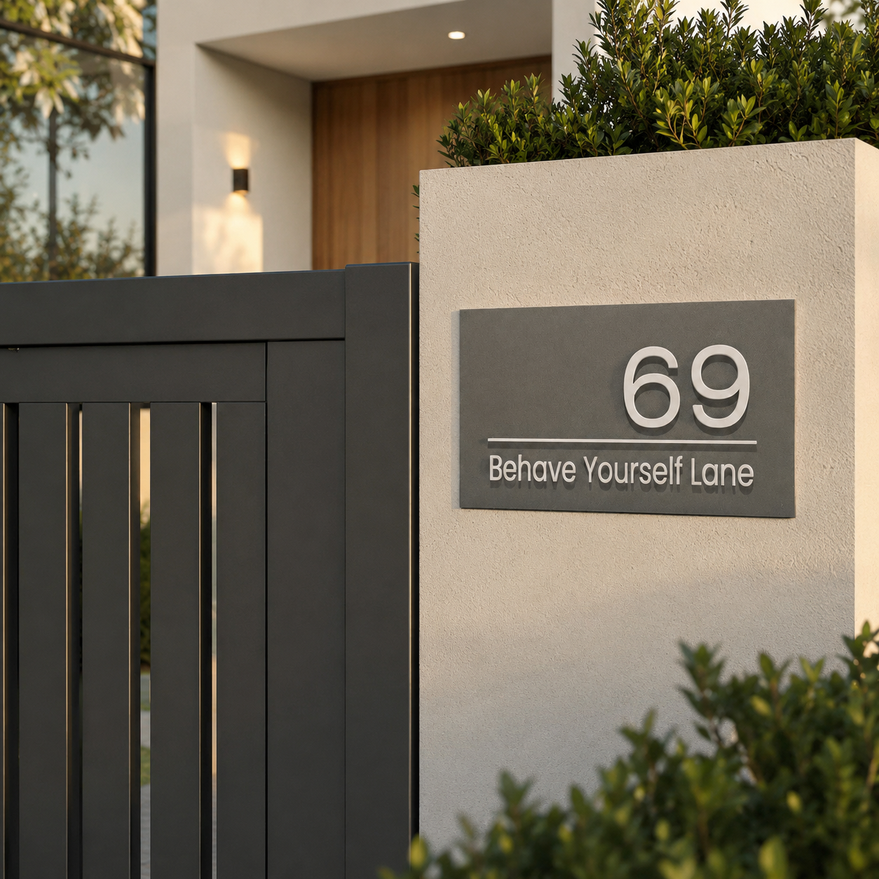 Personalised House Sign