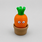 Pop-Eyed Carrot Plant Pot