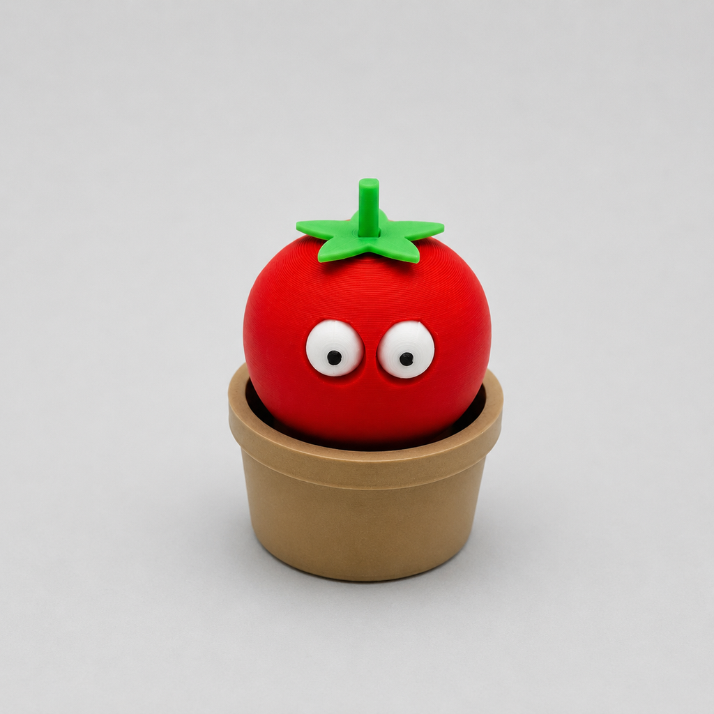 Pop-Eyed Tomato Plant Pot