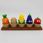 Pop-Eyed Tomato Plant Pot Family
