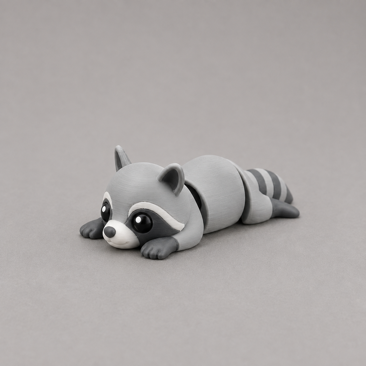 Teeny Raccoon 3D printed figure