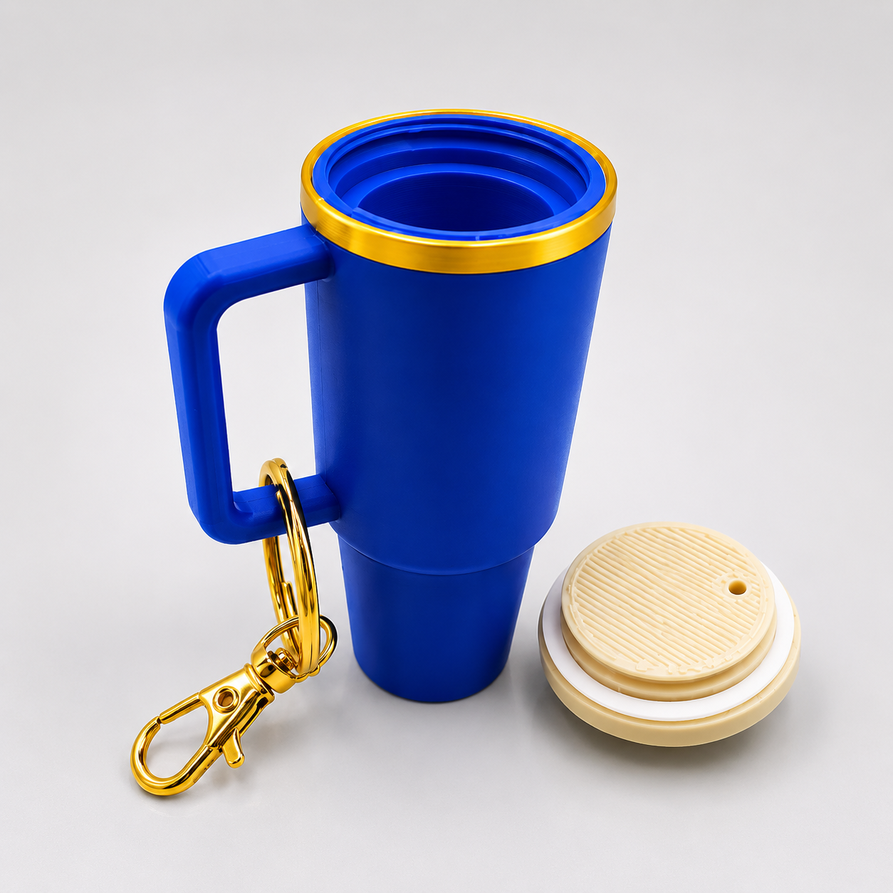 Stanley-Style Tumbler Keyring gold