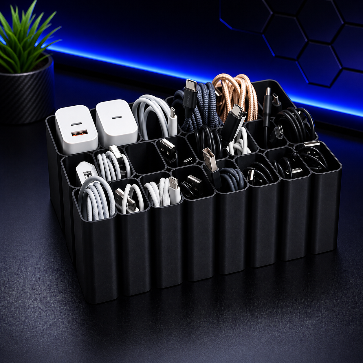 USB Cable Organiser