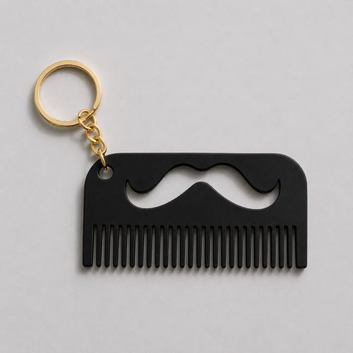 Beard Comb Keyring
