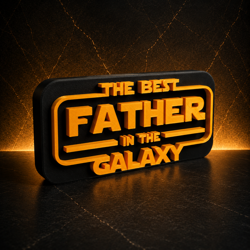 Best DAD In The Galaxy sign